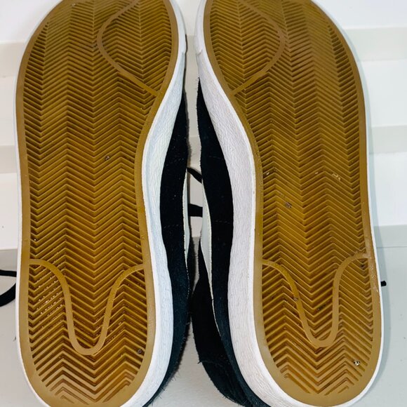 NIKE BLAZER MID '77 BLACK SUEDE SB ZOOM MENS 10.5M SNEAKERS 429988006 GOOD COND - Picture 8 of 8